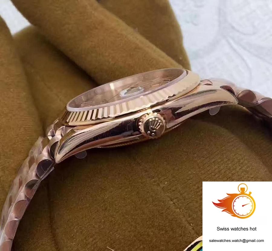 Rolex Day-Date 40 228235 Rose Gold 40MM EW Factory Sundust Dial 7 Rolex Day-Date 40 228235 Rose Gold 40MM EW Factory Sundust Dial 7
