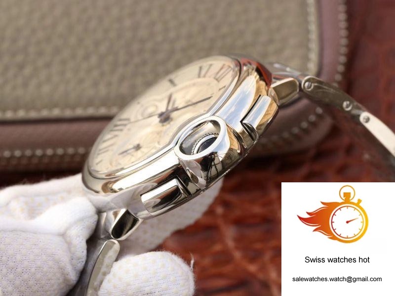 Cartier Ballon Bleu Chronograph W6920076 ZF Factory Silver Dial 7 Cartier Ballon Bleu Chronograph W6920076 ZF Factory Silver Dial 7