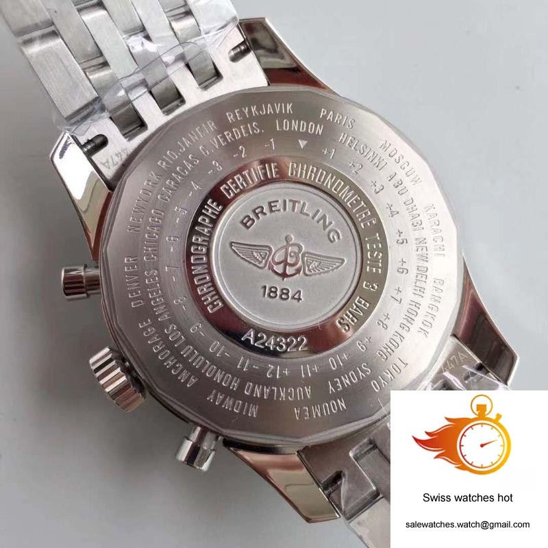 Breitling Navitimer World A2432212/G571-443A JF Factory White Dial 7 Breitling Navitimer World A2432212/G571-443A JF Factory White Dial 7