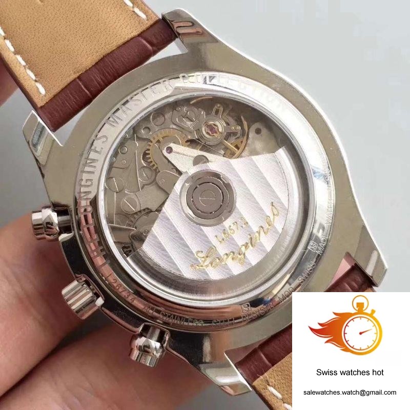 Longines Master Collection Moonphase Chronograph L2.673.4.78.3 JF Factory White Dial 7 Longines Master Collection Moonphase Chronograph L2.673.4.78.3 JF Factory White Dial 7