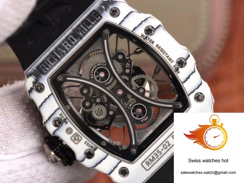 Richard Mille RM53-01 White Ceramic Case Skeleton Dial 7 Richard Mille RM53-01 White Ceramic Case Skeleton Dial 7