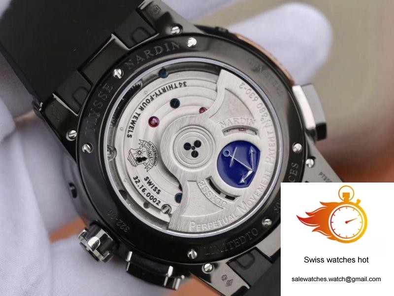 Ulysse Nardin El Toro 322-00-3 All Working GMT Calendar Grey Dial 7 Ulysse Nardin El Toro 322-00-3 All Working GMT Calendar Grey Dial 7