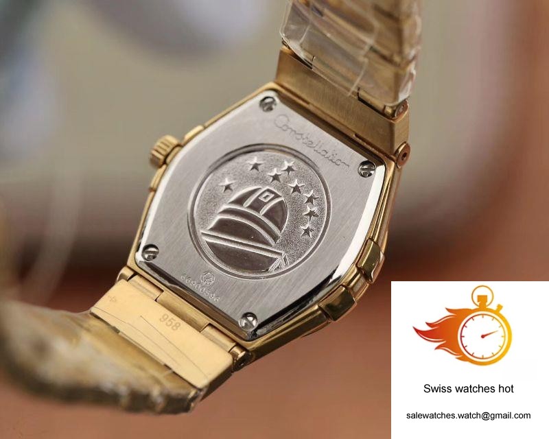 Omega Constellation Ladies 27MM TW Factory 18K Yellow Gold Textured Diamond Dial 7 Omega Constellation Ladies 27MM TW Factory 18K Yellow Gold Textured Diamond Dial 7