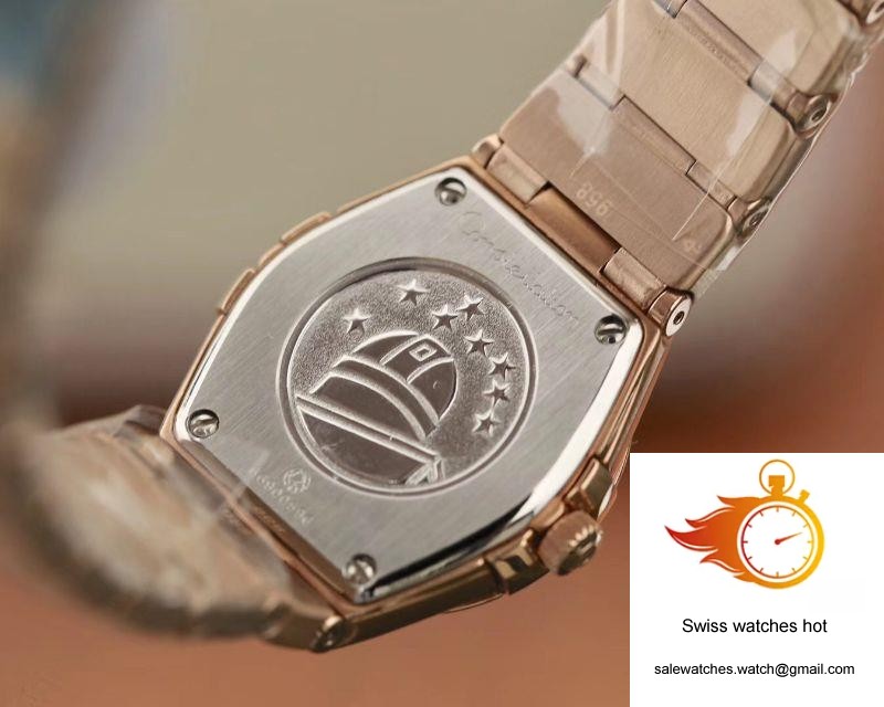 Omega Constellation Ladies 27mm TW Factory 18K Rose Gold Textured Diamond Dial 7 Omega Constellation Ladies 27mm TW Factory 18K Rose Gold Textured Diamond Dial 7