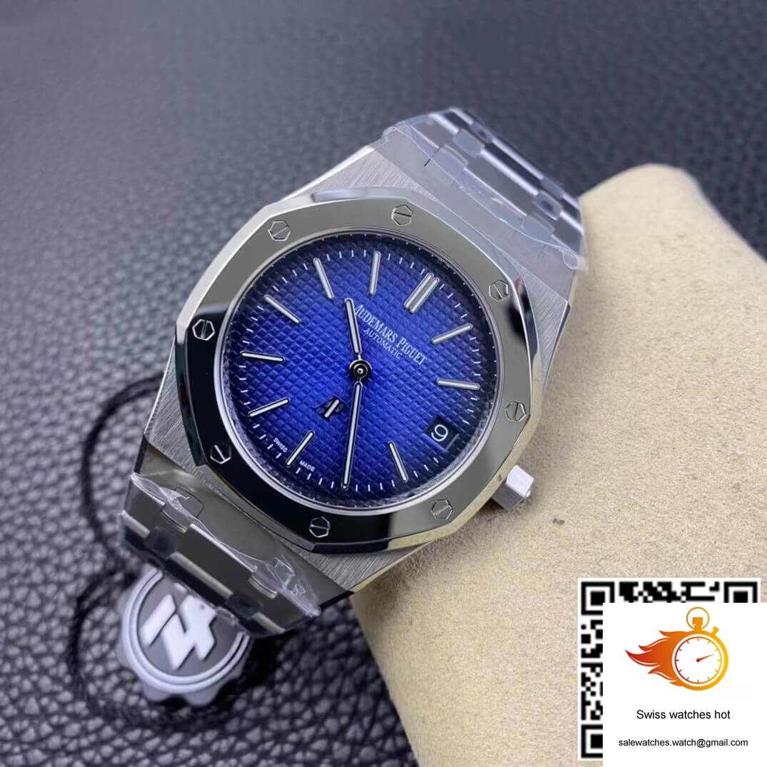 Audemars Piguet Royal Oak 15202IP.OO.1240IP.01 ZF Factory Smoked Blue Dial 7 Audemars Piguet Royal Oak 15202IP.OO.1240IP.01 ZF Factory Smoked Blue Dial 7