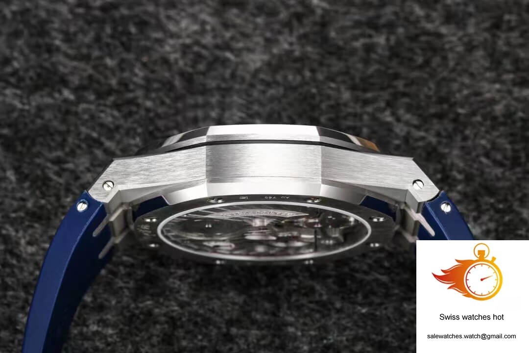 Audemars Piguet Royal Oak Tourbillon R8 Factory V3 Blue Rubber Strap 7 Audemars Piguet Royal Oak Tourbillon R8 Factory V3 Blue Rubber Strap 7