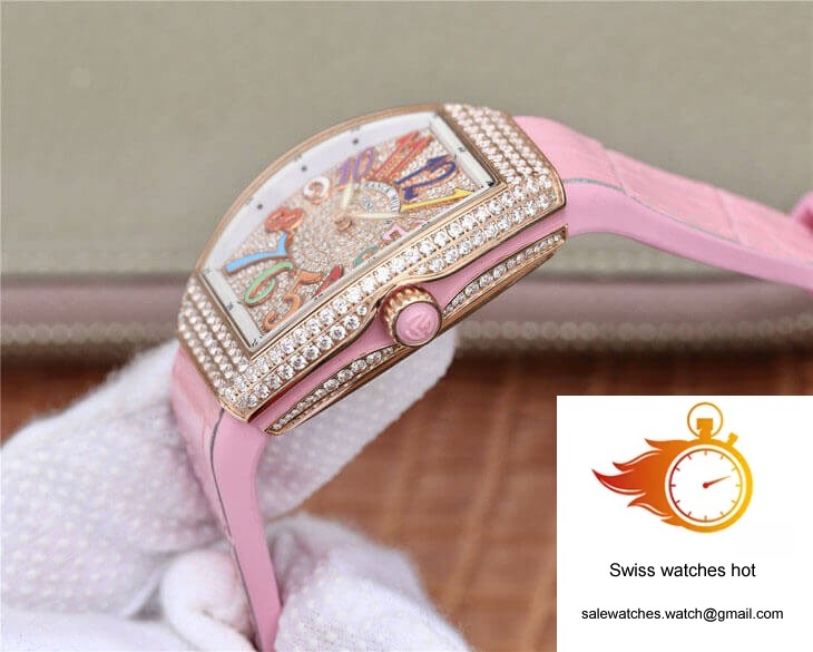 Franck Muller Vanguard Ladies ABF Factory Rose Gold Diamond-set Dial 7 Franck Muller Vanguard Ladies ABF Factory Rose Gold Diamond-set Dial 7