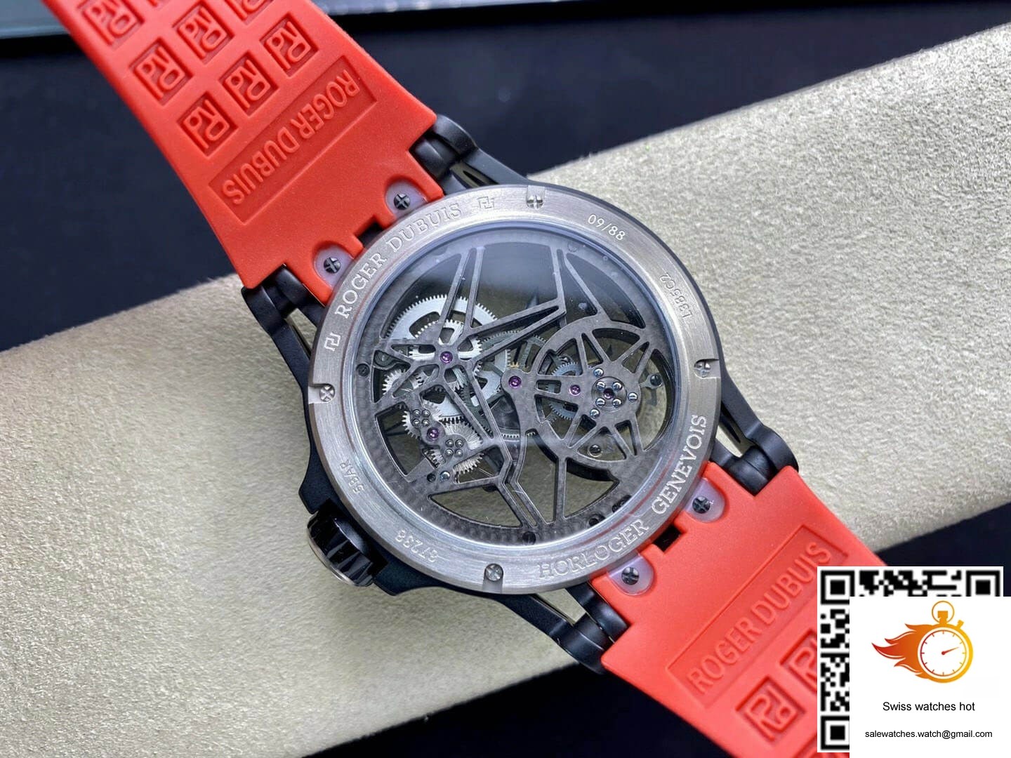 Roger Dubuis Excalibur RDDBEX0549 BBR Factory Tourbillon Titanium Case 7 Roger Dubuis Excalibur RDDBEX0549 BBR Factory Tourbillon Titanium Case 7