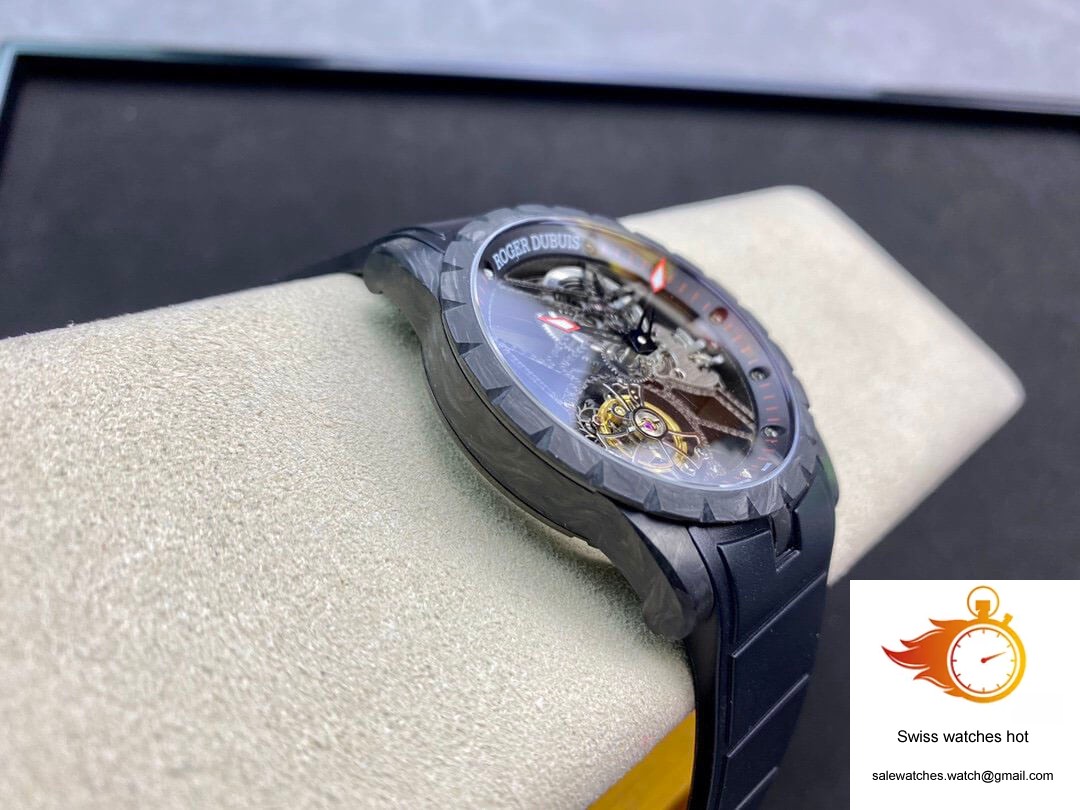 Roger Dubuis Excalibur DBEX0577 BBR Factory Tourbillon Carbon Fiber Case 7 Roger Dubuis Excalibur DBEX0577 BBR Factory Tourbillon Carbon Fiber Case 7