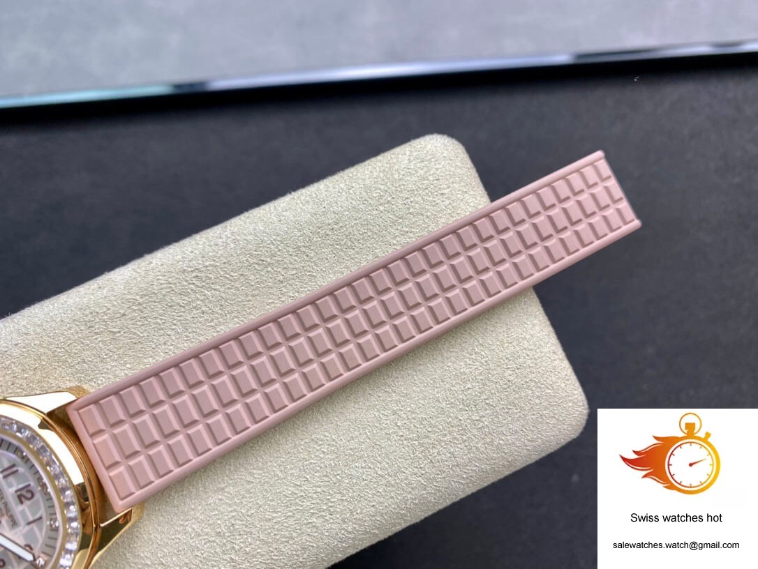 Patek Philippe Aquanaut Quartz Ladies PPF Factory Mother Of Pearl Dial 7 Patek Philippe Aquanaut Quartz Ladies PPF Factory Mother Of Pearl Dial 7