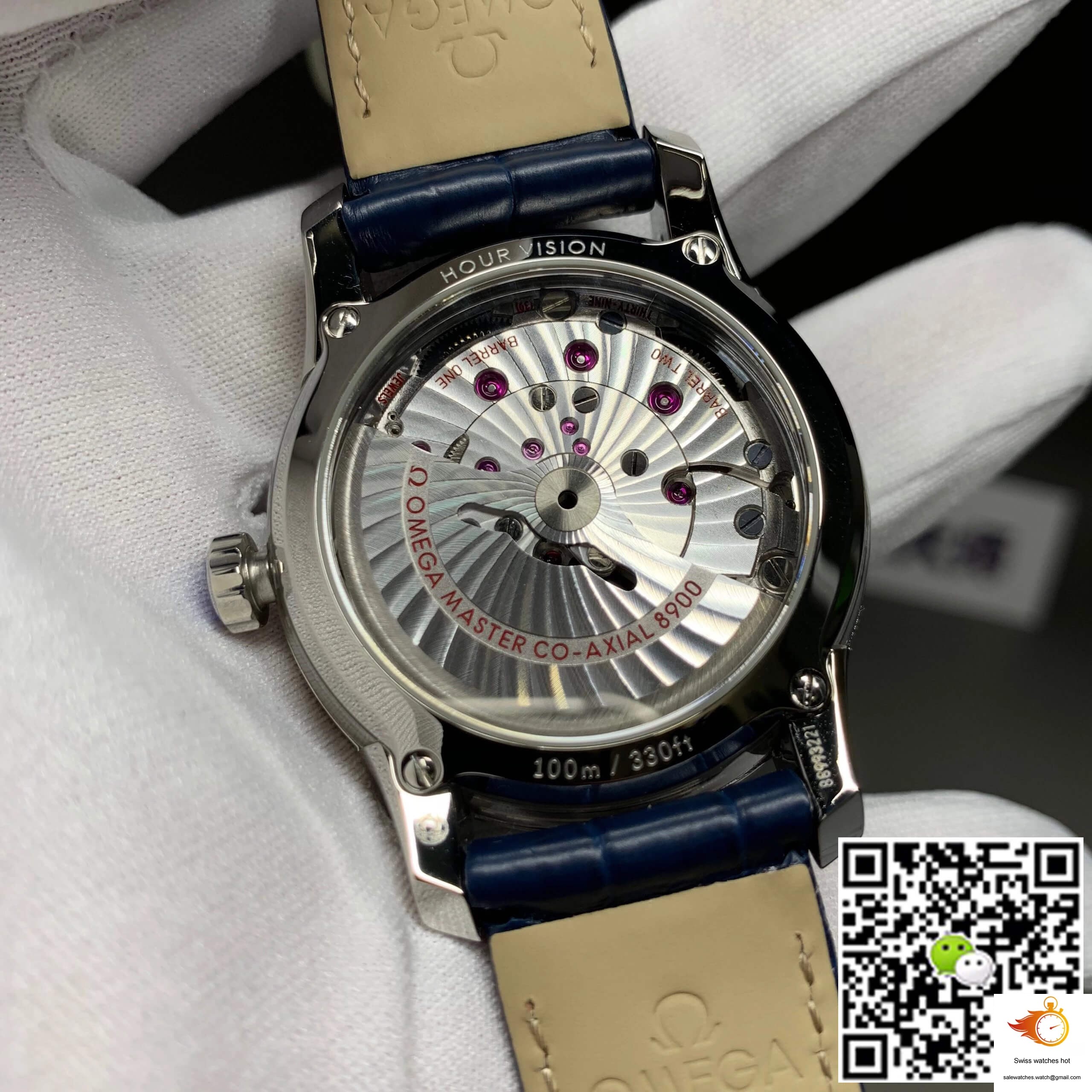 Omega De Ville 433.33.41.21.03.001 VS Factory Blue Dial 7 Omega De Ville 433.33.41.21.03.001 VS Factory Blue Dial 7