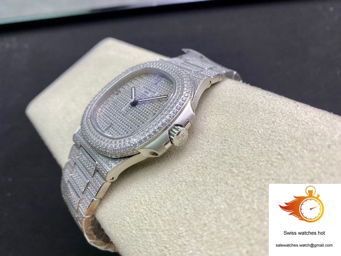 Patek Philippe Nautilus 5719/1G-001 PPF Factory Diamond Dial 7 Patek Philippe Nautilus 5719/1G-001 PPF Factory Diamond Dial 7