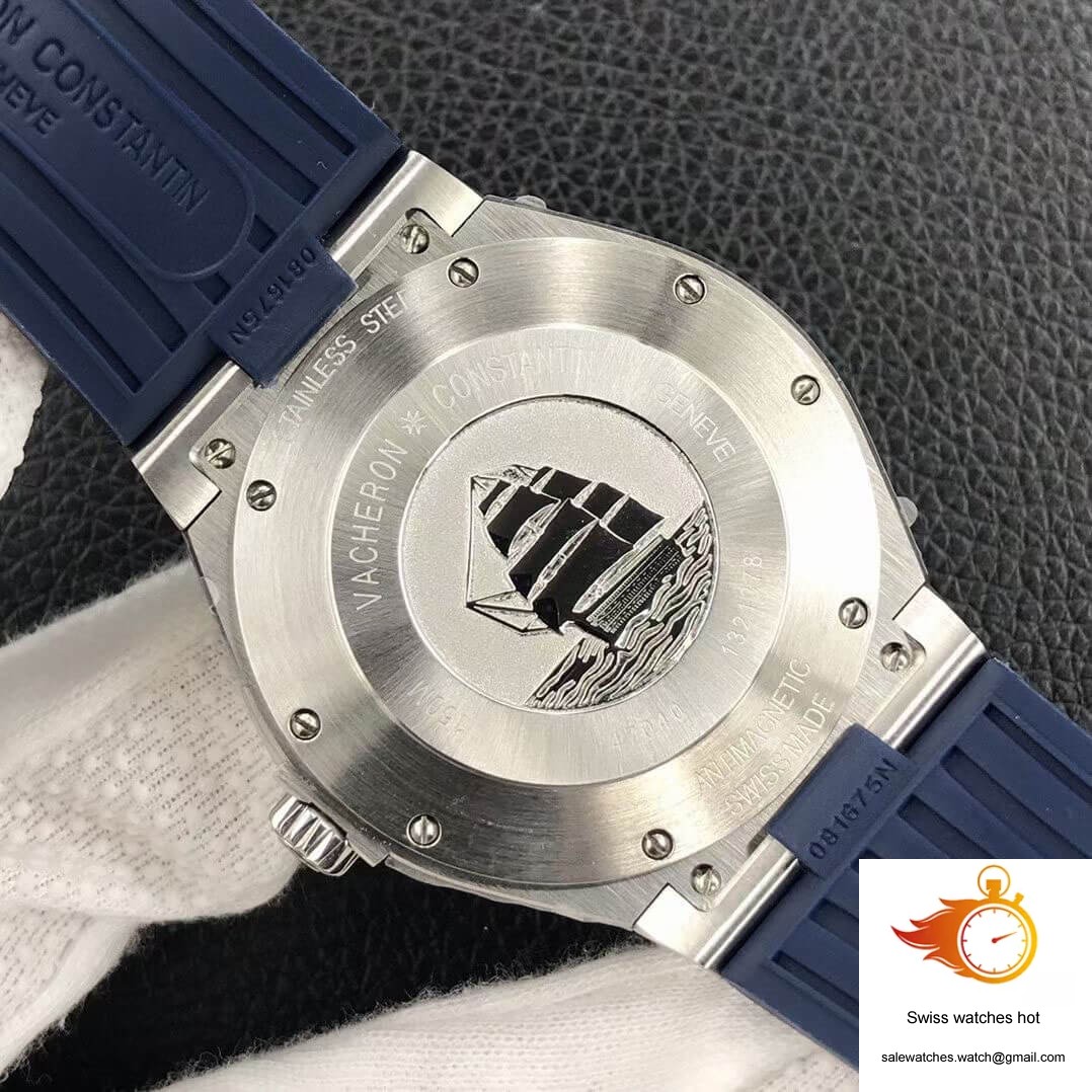 Vacheron Constantin Overseas 47040 8F Factory Blue Rubber Strap 7 Vacheron Constantin Overseas 47040 8F Factory Blue Rubber Strap 7