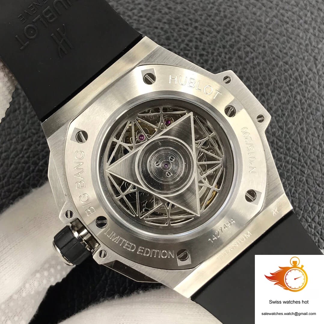 Hublot Big Bang Sang Bleu II 418.NX.1107.RX.MXM19 HB Factory Titanium Case 7 Hublot Big Bang Sang Bleu II 418.NX.1107.RX.MXM19 HB Factory Titanium Case 7