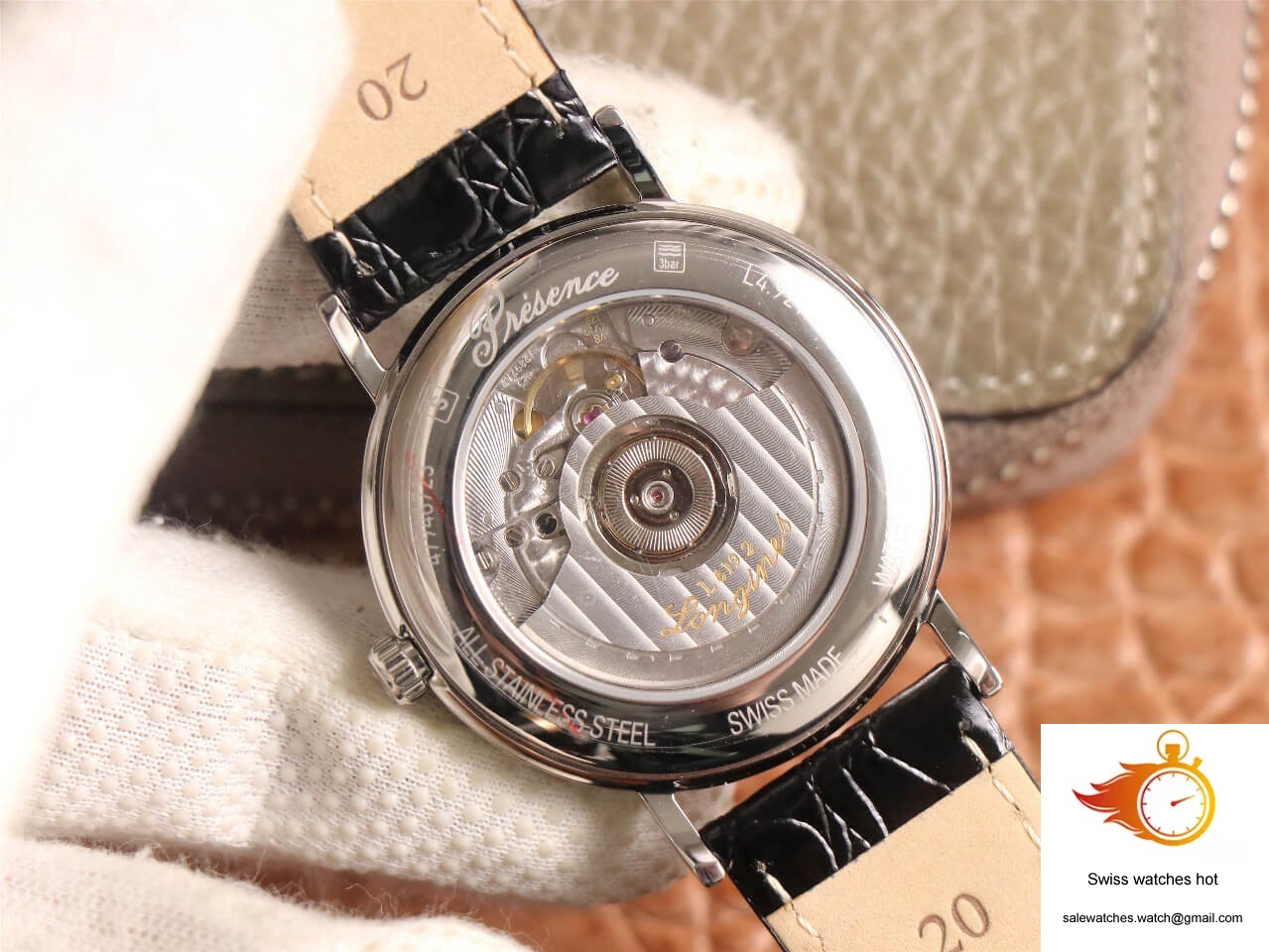 Longines Presence L4.921.4.52.2 KY factory Black Dial 7 Longines Presence L4.921.4.52.2 KY factory Black Dial 7