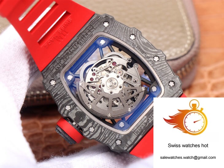 Richard Mille RM35-02 ZF Factory Red Rubber Strap 7 Richard Mille RM35-02 ZF Factory Red Rubber Strap 7