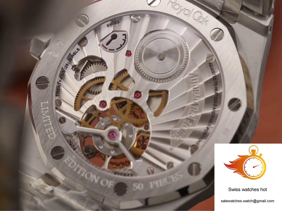 Audemars Piguet Royal Oak Tourbillon 26522ST.OO.1220ST.01 JF Factory Purple Dial 7 Audemars Piguet Royal Oak Tourbillon 26522ST.OO.1220ST.01 JF Factory Purple Dial 7