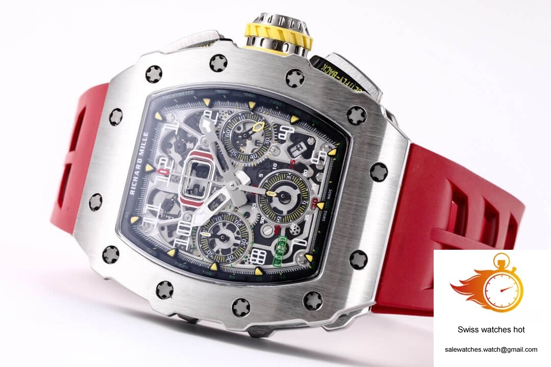 Richard Mille RM11-03RG KV Factory Titanium Red Strap 7 Richard Mille RM11-03RG KV Factory Titanium Red Strap 7