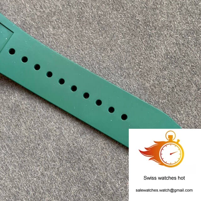 Richard Mille RM055 KV Factory V2 Green Rubber Strap 7 Richard Mille RM055 KV Factory V2 Green Rubber Strap 7