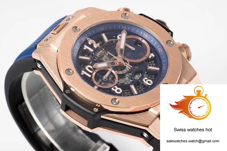 Hublot Big Bang 421.OX.5180.RX ZF Factory Rose Gold Blue Dial 7 Hublot Big Bang 421.OX.5180.RX ZF Factory Rose Gold Blue Dial 7