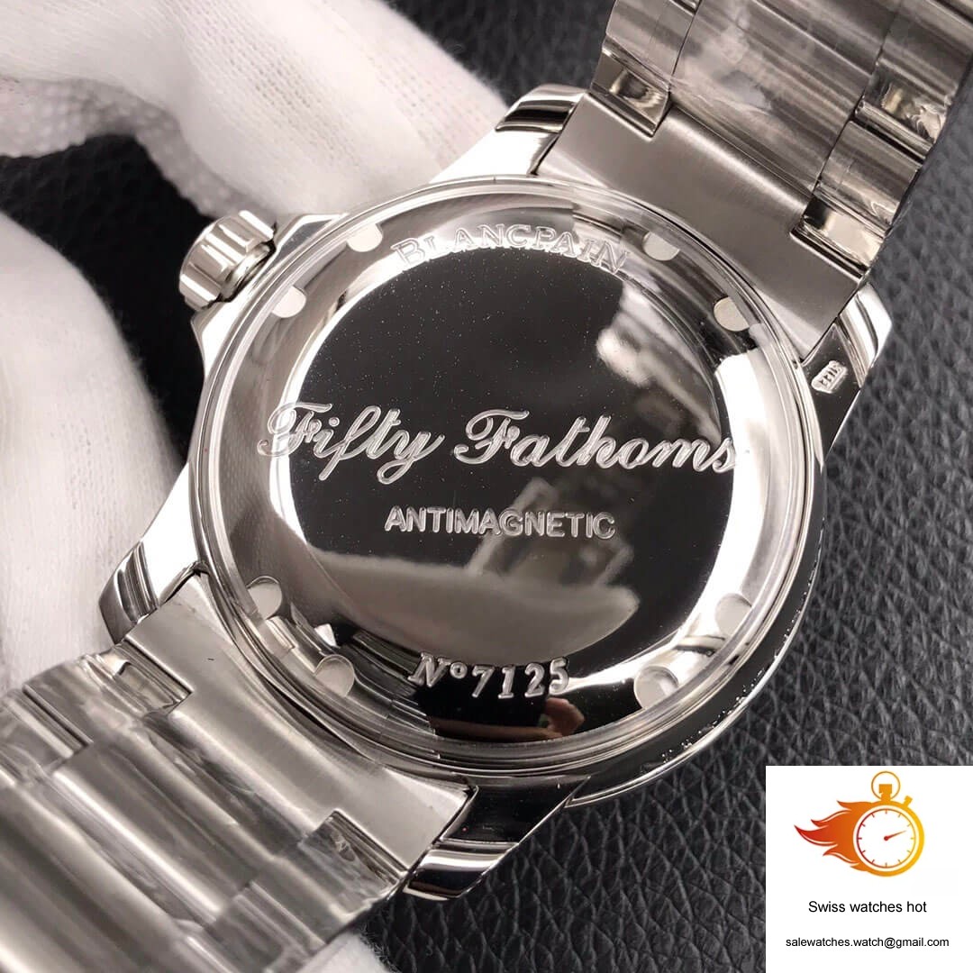 Blancpain Fifty Fathoms 5015 ZF Factory Stainless Steel Black Dial 7 Blancpain Fifty Fathoms 5015 ZF Factory Stainless Steel Black Dial 7