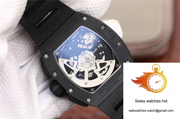 Richard Mille RM-011 KV Factory Carbon Fiber Black Strap 7 Richard Mille RM-011 KV Factory Carbon Fiber Black Strap 7