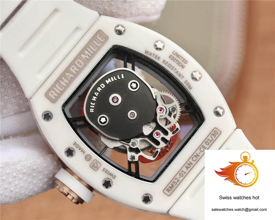 Richard Mille RM52-01 KV Factory Red Skull Dial 7 Richard Mille RM52-01 KV Factory Red Skull Dial 7