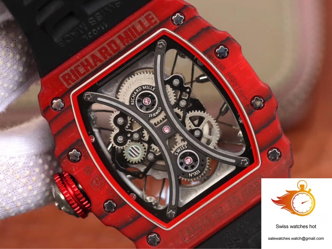 Richard Mille RM53-01 KV Factory TPT Carbon Fiber Black Strap 7 Richard Mille RM53-01 KV Factory TPT Carbon Fiber Black Strap 7