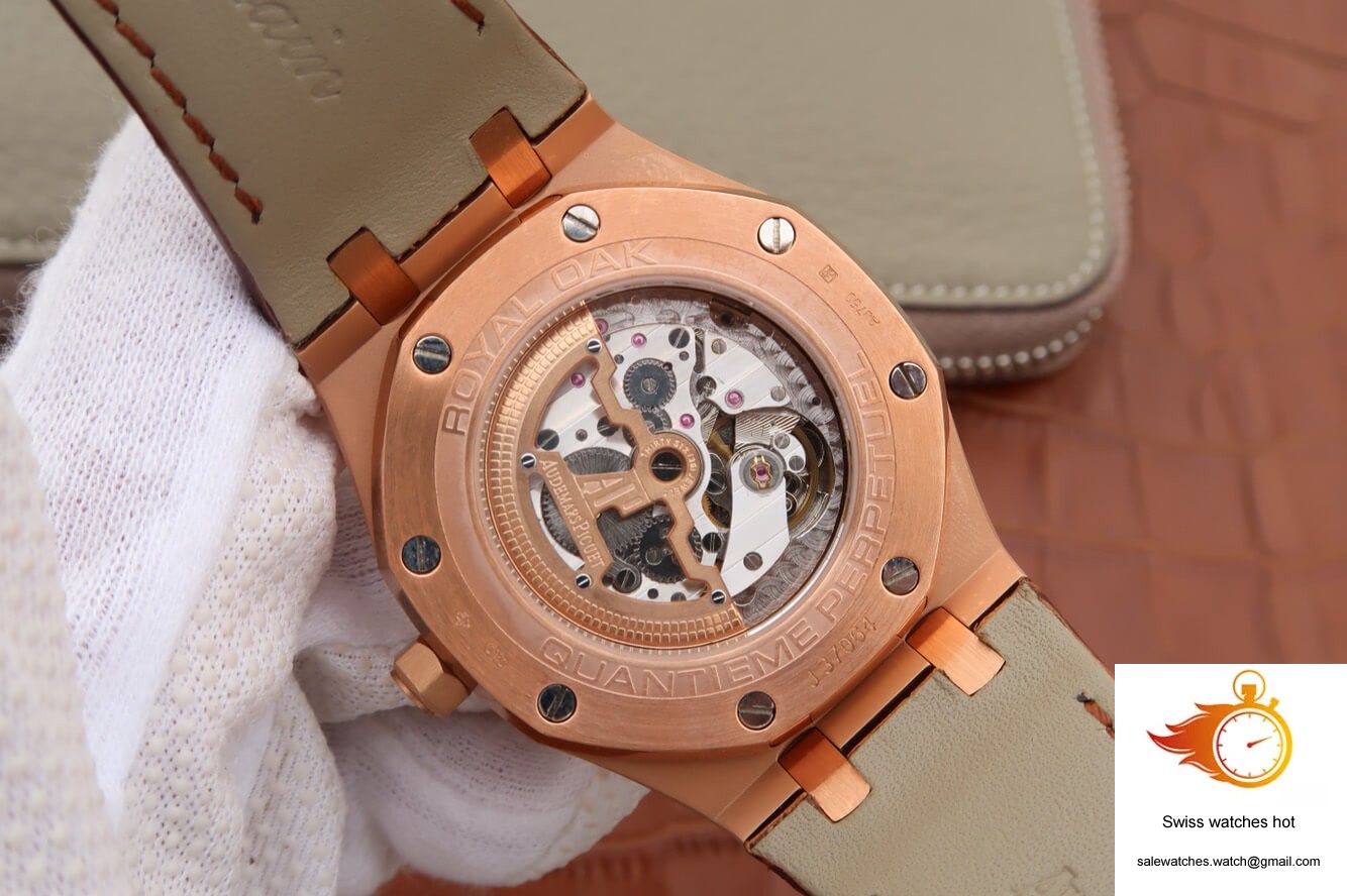 Audemars Piguet Royal Oak Perpetual Calendar 26574 JF Factory Rose Gold Grey Dial 7 Audemars Piguet Royal Oak Perpetual Calendar 26574 JF Factory Rose Gold Grey Dial 7