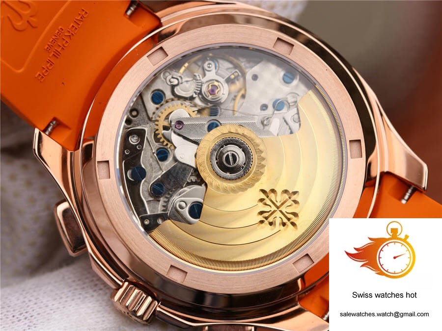 Patek Philippe Aquanaut 5968A-001 Orange Strap 7 Patek Philippe Aquanaut 5968A-001 Orange Strap 7