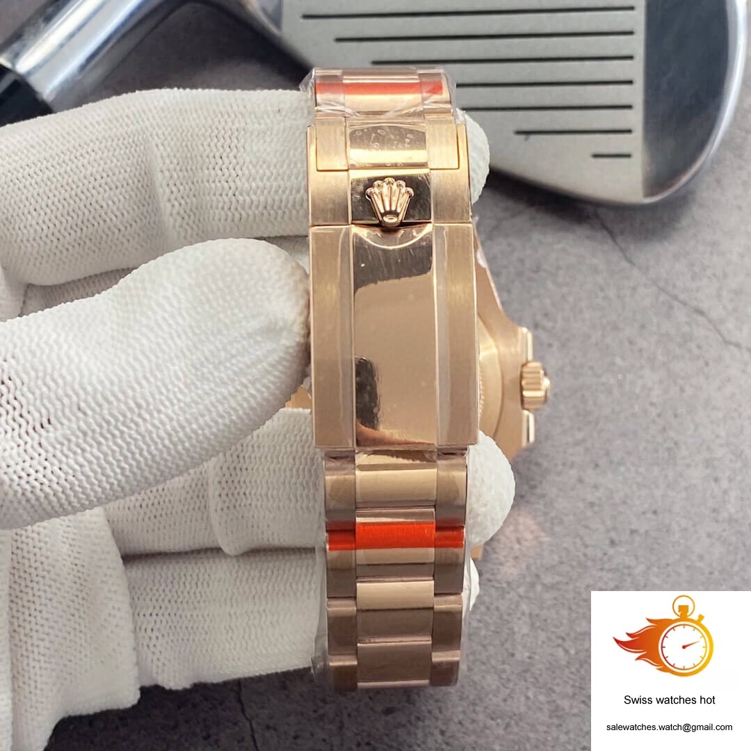 Rolex GMT Master II 126715CHNR-0001 GM Factory Rose Gold Black Dial 7 Rolex GMT Master II 126715CHNR-0001 GM Factory Rose Gold Black Dial 7