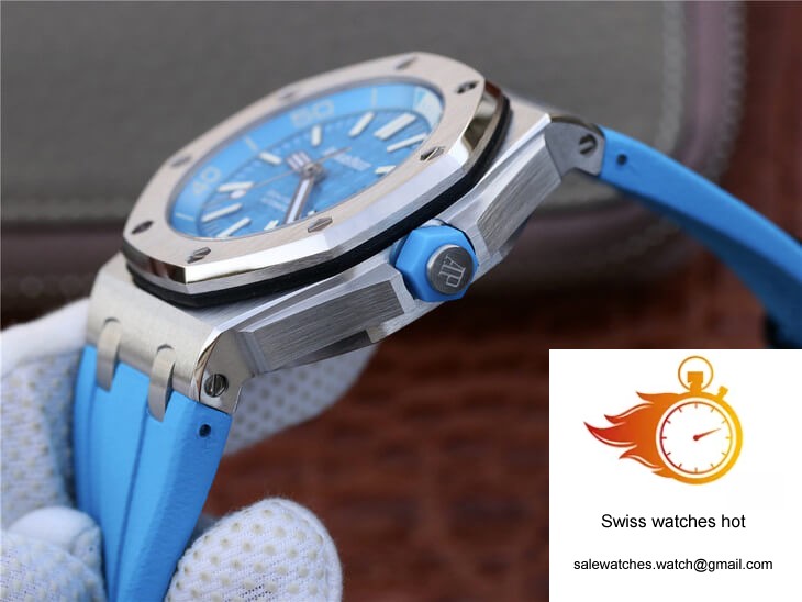 Audemars Piguet Royal Oak Offshore Diver 15710ST.OO.A032CA.01 JF Factory Blue Dial 7 Audemars Piguet Royal Oak Offshore Diver 15710ST.OO.A032CA.01 JF Factory Blue Dial 7