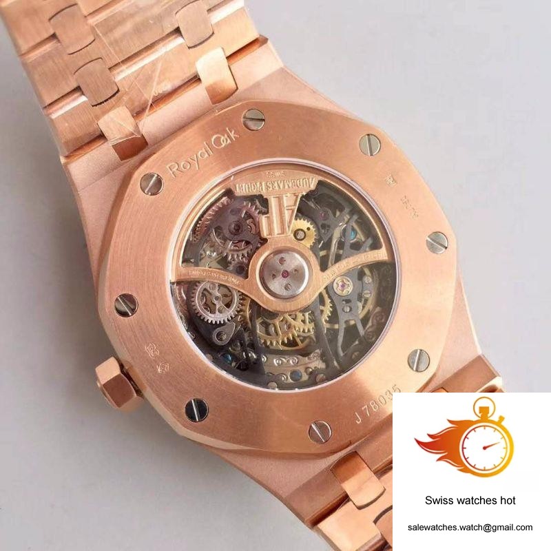 Audemars Piguet Royal Oak 15407OR.OO.1220OR.01 JF Factory Skeleton Dial 7 Audemars Piguet Royal Oak 15407OR.OO.1220OR.01 JF Factory Skeleton Dial 7