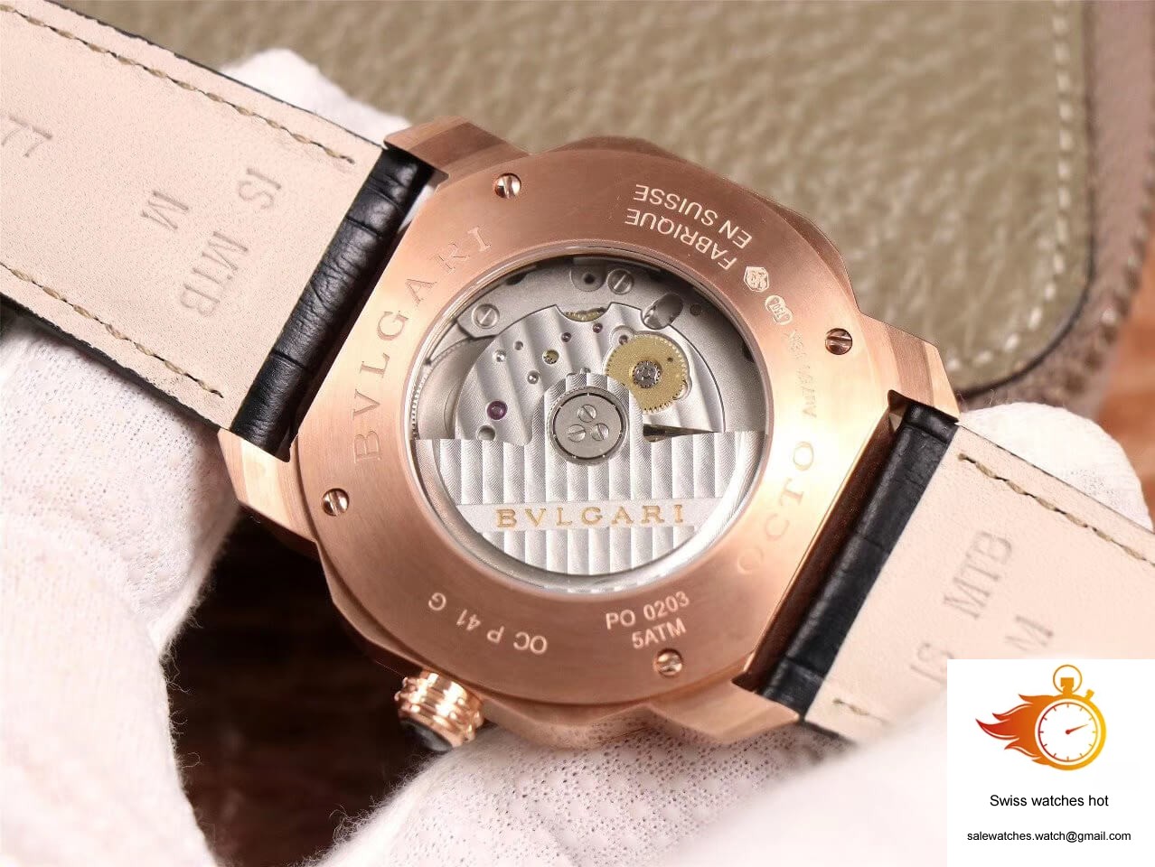 Bvlgari Octo 101963 BGOP41BGLD BV Factory Black Dial 7 Bvlgari Octo 101963 BGOP41BGLD BV Factory Black Dial 7