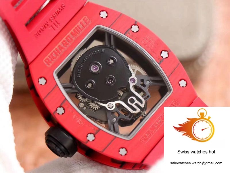 Richard Mille RM052-01 Tourbillon JB Factory Red Ceramic 7 Richard Mille RM052-01 Tourbillon JB Factory Red Ceramic 7