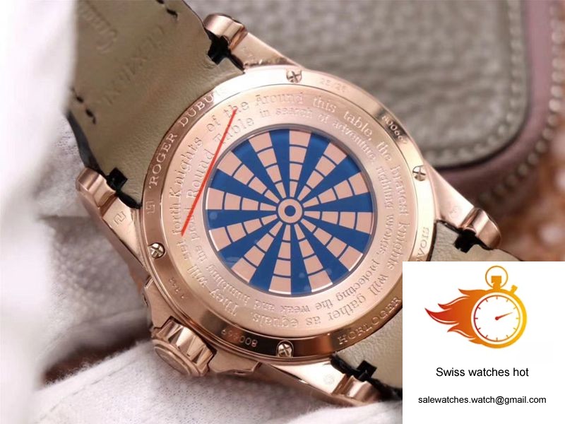 Roger Dubuis Excalibur RDDBEX0684 ZZ Factory Rose Gold Blue Dial 7 Roger Dubuis Excalibur RDDBEX0684 ZZ Factory Rose Gold Blue Dial 7