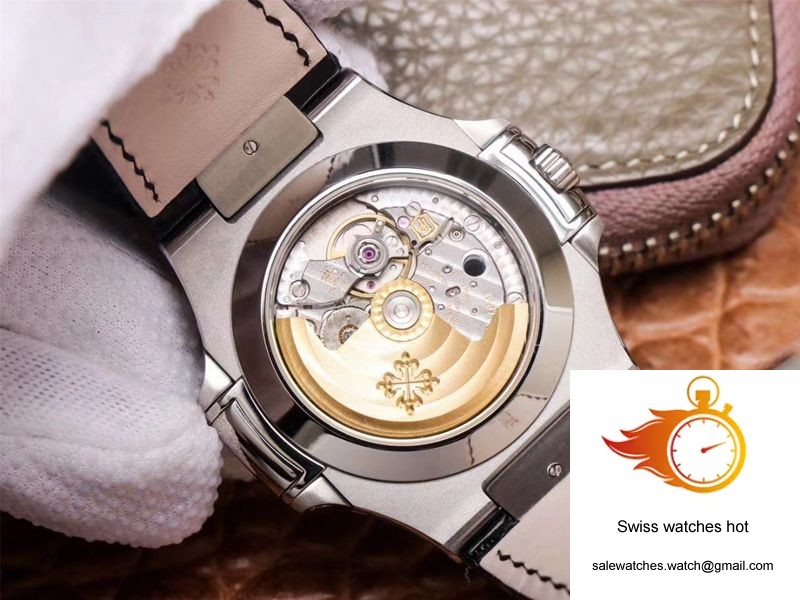 PF Factory Patek Philippe Nautilus 5726/1A-010 Moonphase Black Leather Strap 7 PF Factory Patek Philippe Nautilus 5726/1A-010 Moonphase Black Leather Strap 7