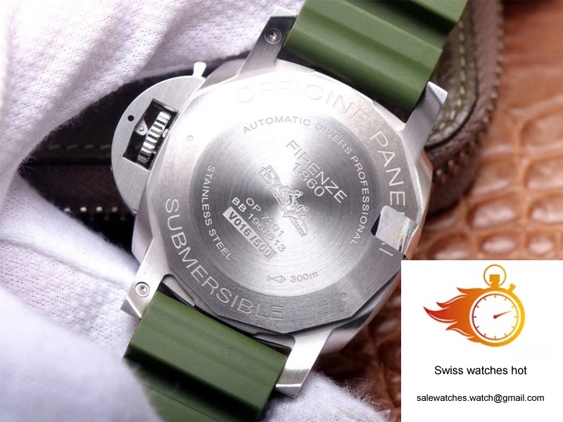 Panerai Submersible Verde Militare PAM1055 VS Factory Matte-Green Dial 7 Panerai Submersible Verde Militare PAM1055 VS Factory Matte-Green Dial 7