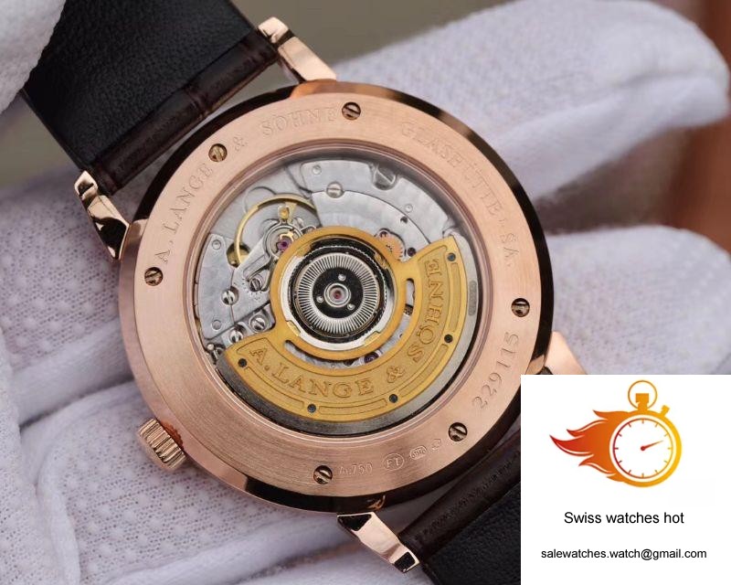 A. Lange & Sohne Saxonia Thin Pink Gold 201.033 SV Factory 7 A. Lange & Sohne Saxonia Thin Pink Gold 201.033 SV Factory 7