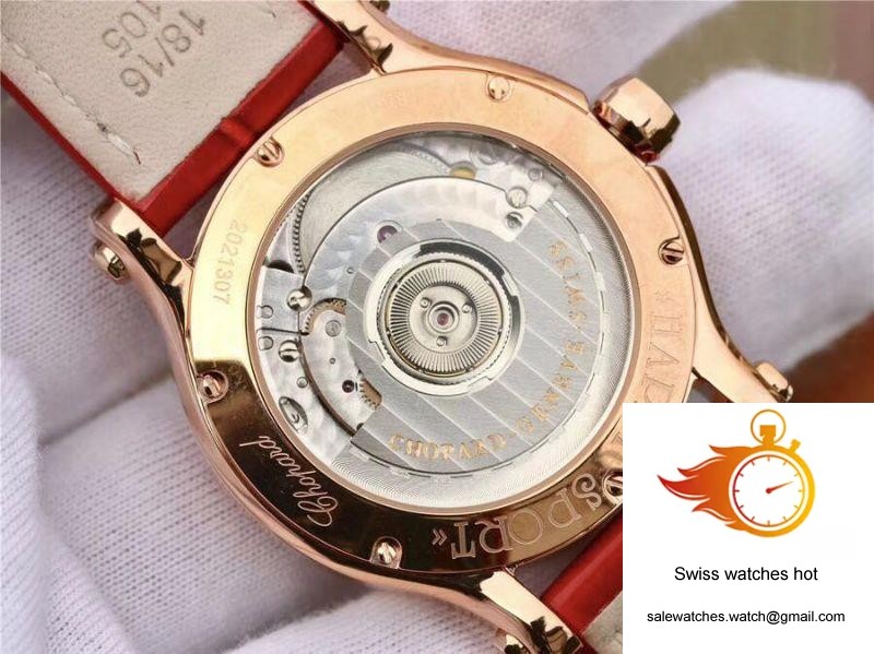Chopard Happy Sport 36MM Automatic Rose Gold Diamonds YF Factory 274808-5001 Rad 7 Chopard Happy Sport 36MM Automatic Rose Gold Diamonds YF Factory 274808-5001 Rad 7