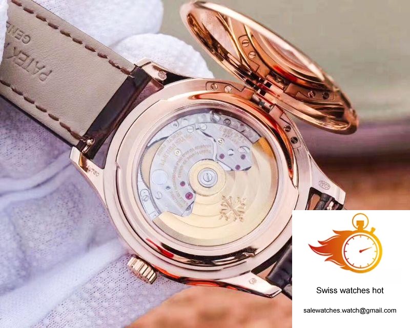 ZF Factory Patek Philippe Calatrava Rose Gold 5227R-001 Flip Back Version 7 ZF Factory Patek Philippe Calatrava Rose Gold 5227R-001 Flip Back Version 7