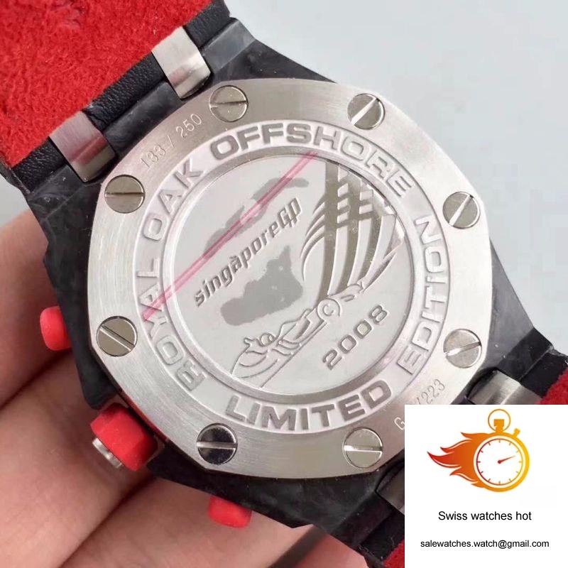 Audemars Piguet Royal Oak Offshore Singapore GP F1 26190OS.OO.D003CU.01 JF Factory Red Dial 7 Audemars Piguet Royal Oak Offshore Singapore GP F1 26190OS.OO.D003CU.01 JF Factory Red Dial 7