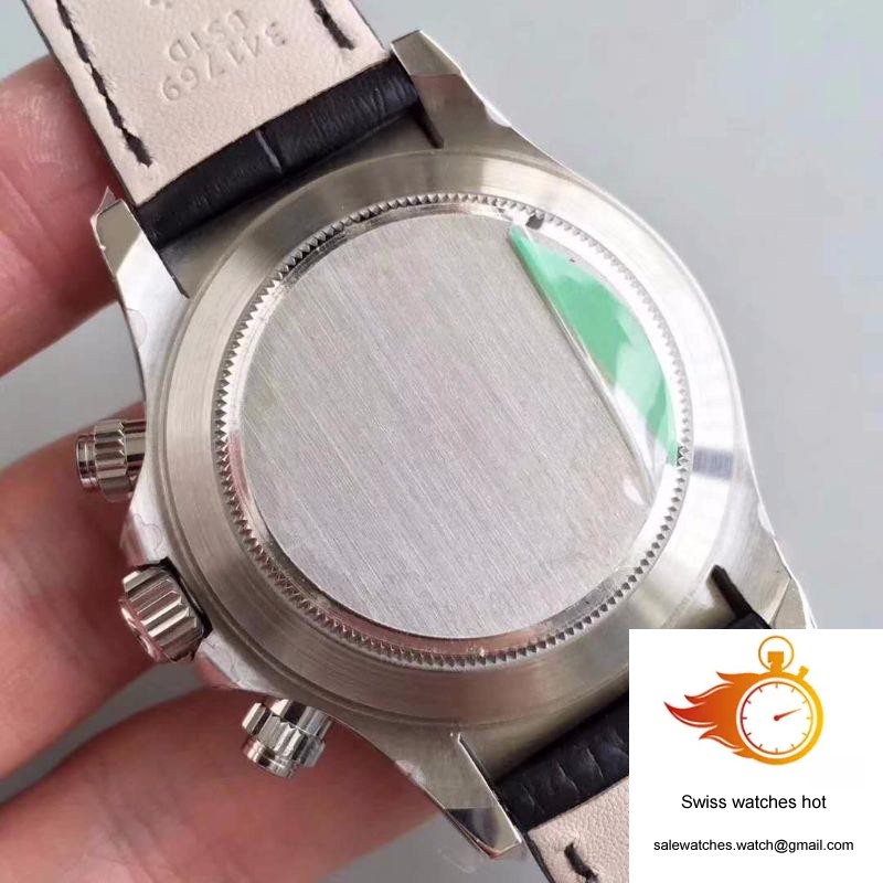 Rolex Daytona Cosmograph 116520 JH Factory Black Leather Strap 7 Rolex Daytona Cosmograph 116520 JH Factory Black Leather Strap 7