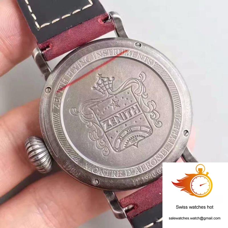 Zenith Pilot Type 20 Extra Special Ton Up 45MM 11.2430.679.21.C801 XF Factory Purple Dial 7 Zenith Pilot Type 20 Extra Special Ton Up 45MM 11.2430.679.21.C801 XF Factory Purple Dial 7