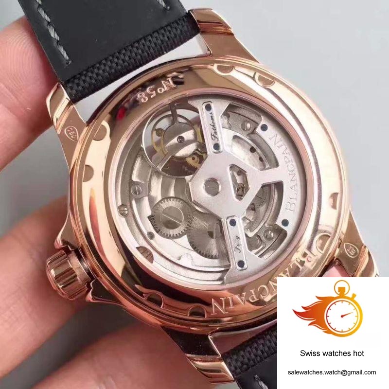 Blancpain Fifty Fathoms Tourbillon 5025-3630-52A Rose Gold Black Dial 7 Blancpain Fifty Fathoms Tourbillon 5025-3630-52A Rose Gold Black Dial 7