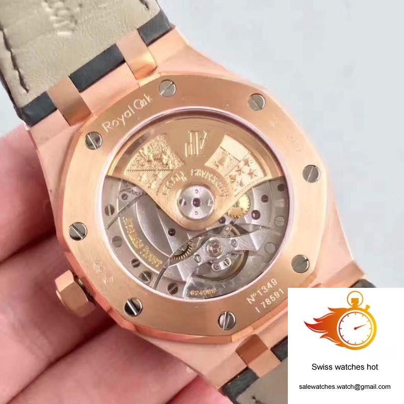 Audemars Piguet Royal Oak 15450 JF Factory Rose Gold Diamond Dial 7 Audemars Piguet Royal Oak 15450 JF Factory Rose Gold Diamond Dial 7