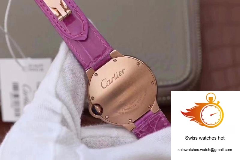 Cartier Ballon Bleu 36MM Rose Gold V9 Factory Silver Dial 7 Cartier Ballon Bleu 36MM Rose Gold V9 Factory Silver Dial 7