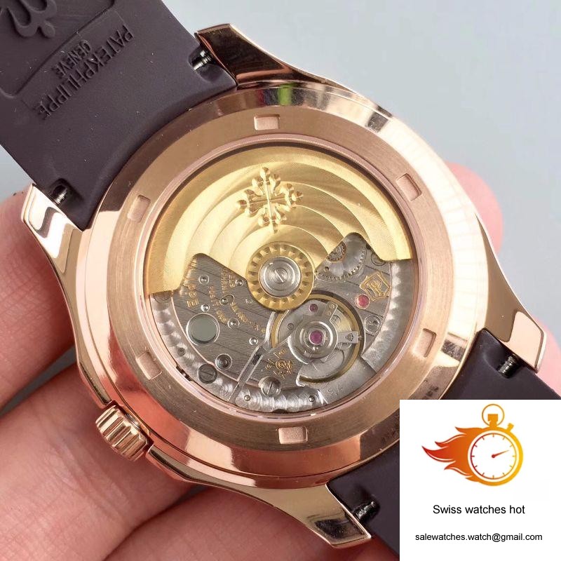 Patek Philippe Aquanaut Jumbo 5167R-001 PF Factory Chocolate Dial 7 Patek Philippe Aquanaut Jumbo 5167R-001 PF Factory Chocolate Dial 7