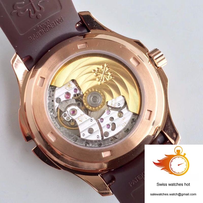 Patek Philippe Aquanaut Travel Time 5164R-001 Rose Gold Chocolate Dial 7 Patek Philippe Aquanaut Travel Time 5164R-001 Rose Gold Chocolate Dial 7