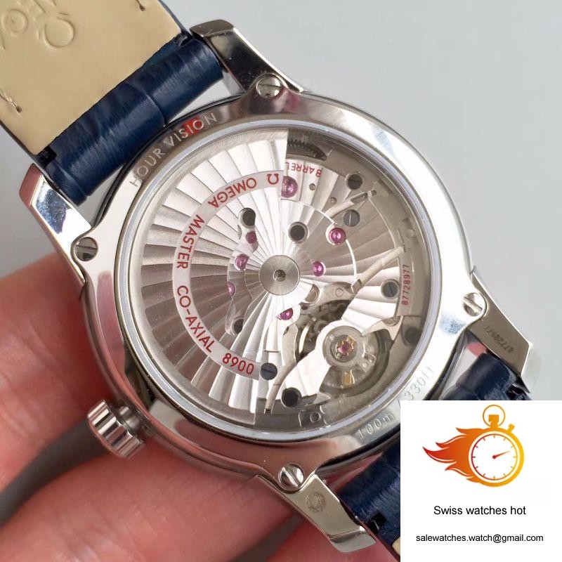 Omega De Ville Hour Vision Co-Axial 41MM 431.33.41.21.03.001 3S Factory Blue Dial 7 Omega De Ville Hour Vision Co-Axial 41MM 431.33.41.21.03.001 3S Factory Blue Dial 7